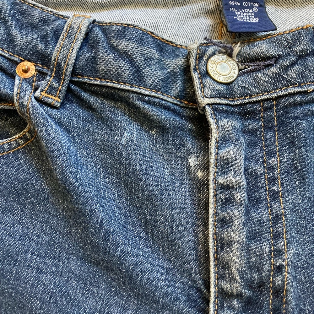 Mid Rise crop boot cut jeans - Picture 3 of 5